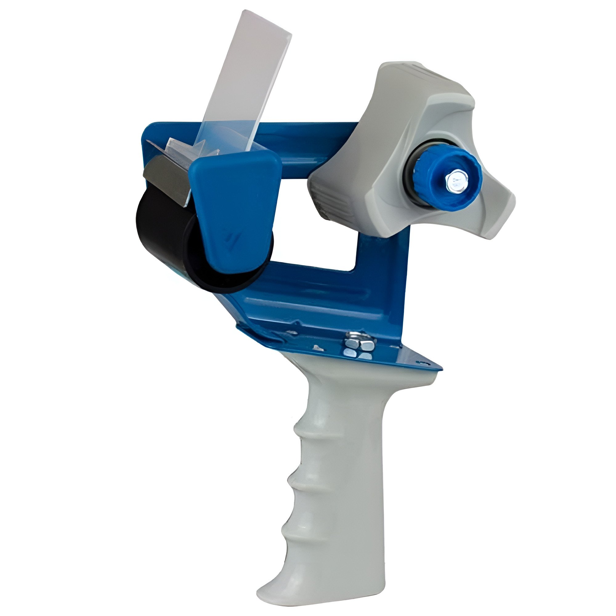 Диспенсер для скотча Stenson WW00934ST из пластика и металла 11,5х19 см Серый/Синим (5b55783e)