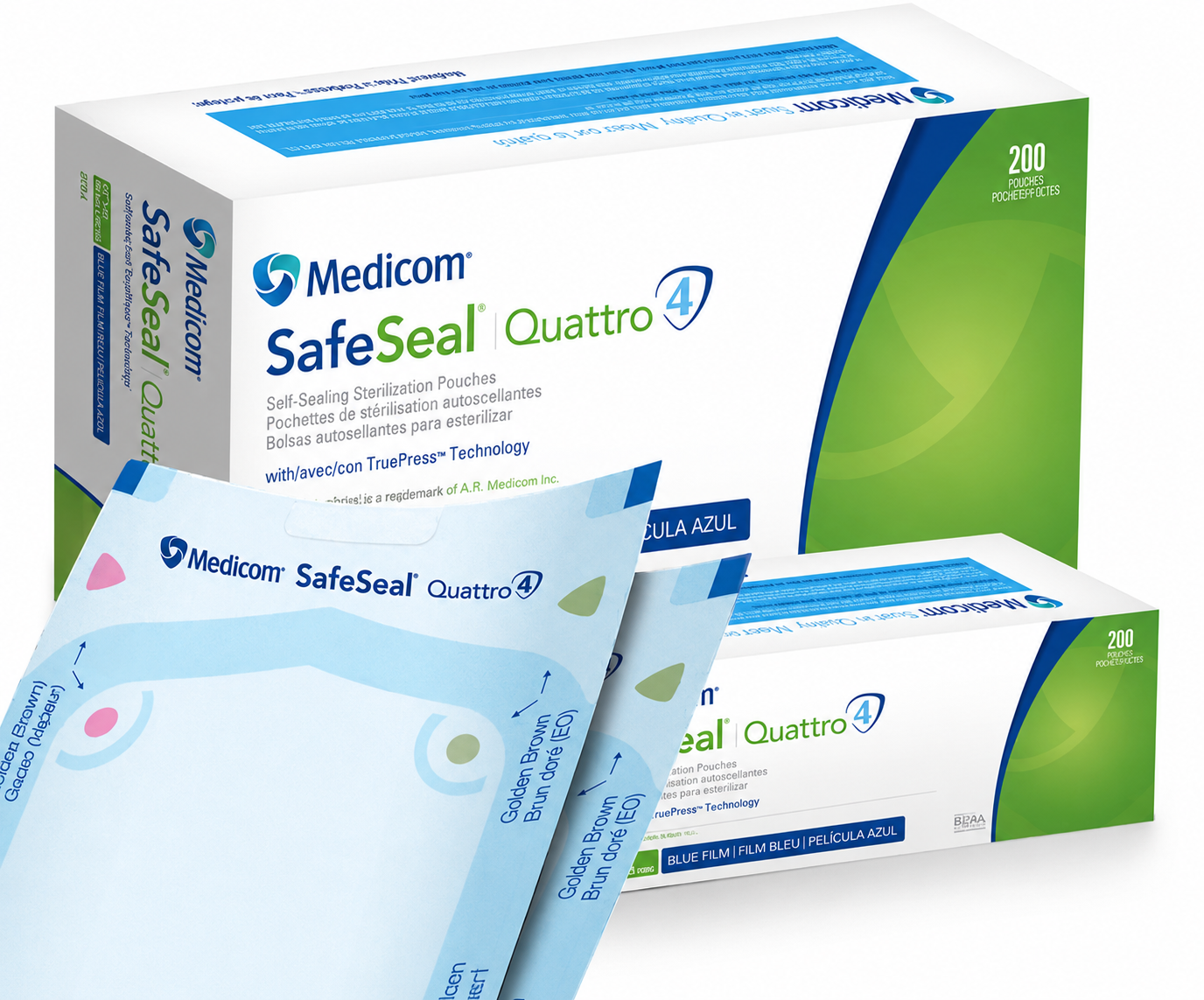 Пакет для автоклава Safe Seal Quattro 89х229 мм 200 шт.