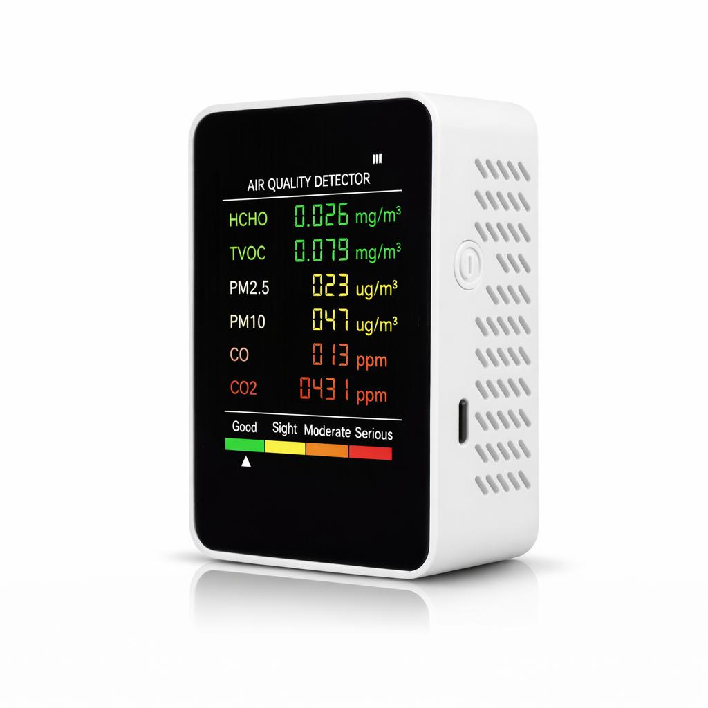 Монитор качества воздуха для помещений 6в1 (PM10 PM2.5)