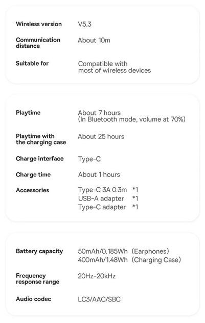 Навушники Baseus Bowie AeQur G10 Bluetooth 5.3/2.4Гц /PS5/PS4/ПК/Switch White - фото 6