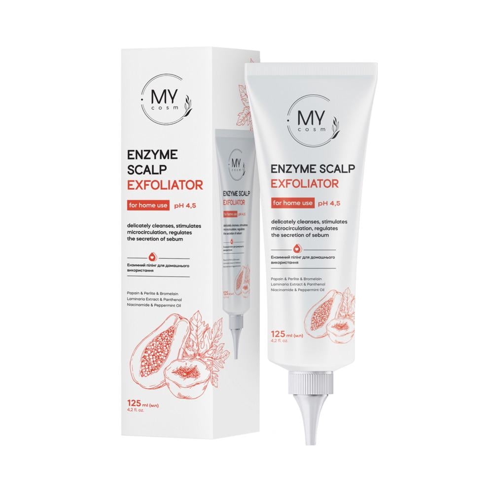 Энзимный пилинг My Cosm Enzyme Scalp Exfoliator for home use рH 4,5 125 мл