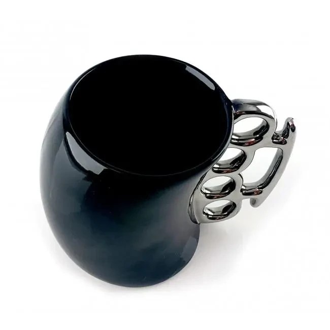 Чашка керамическая кастет 350 мл 10х13х8 см (32880) - фото 5 Чашка керамическая кастет 350 мл 10х13х8 см (32880) - фото 5