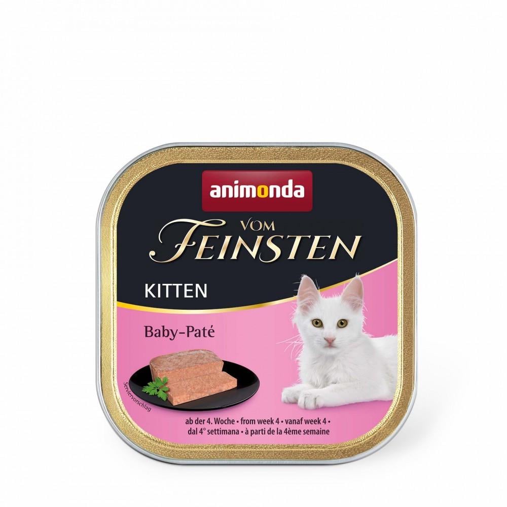 Вологий корм Animonda Vom Feinsten Kitten Baby-Paté для кошенят 100 г (AM-83207) Вологий корм Animonda Vom Feinsten Kitten Baby-Paté для кошенят 100 г (AM-83207)