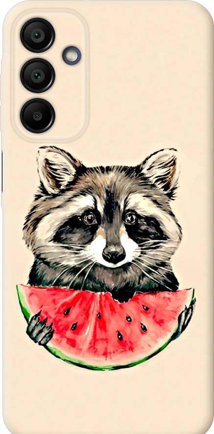 Чехол на Samsung Galaxy A15 Енотик с арбузом (4605u-3357-42517)