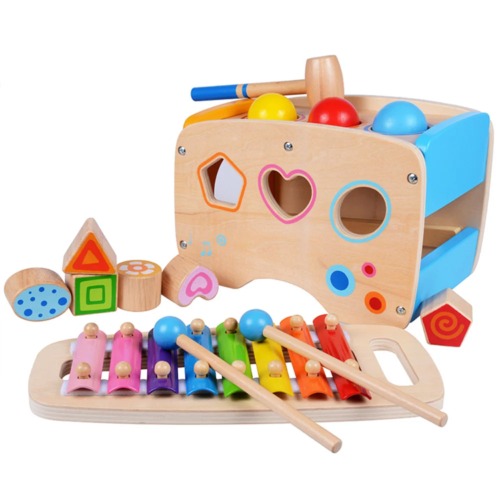 Деревянная игрушка сортер развивающая и ксилофон Oray (oueiea23251571)