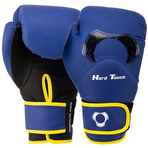 Перчатки боксерские Hard Touch BO-7375 14 унции Синий-желтый (31493106)