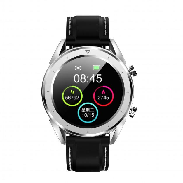 Розумний годинник No.1 DT28 Silicone з ЕКГ і пульсоксиметром Сріблястий - фото 4 Розумний годинник No.1 DT28 Silicone з ЕКГ і пульсоксиметром Сріблястий - фото 4