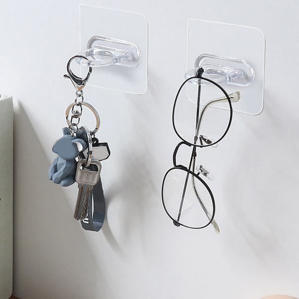 Держатель настенный круглый на самоклеящейся основе для ванной кухни без сверления стен 4 шт. - фото 10