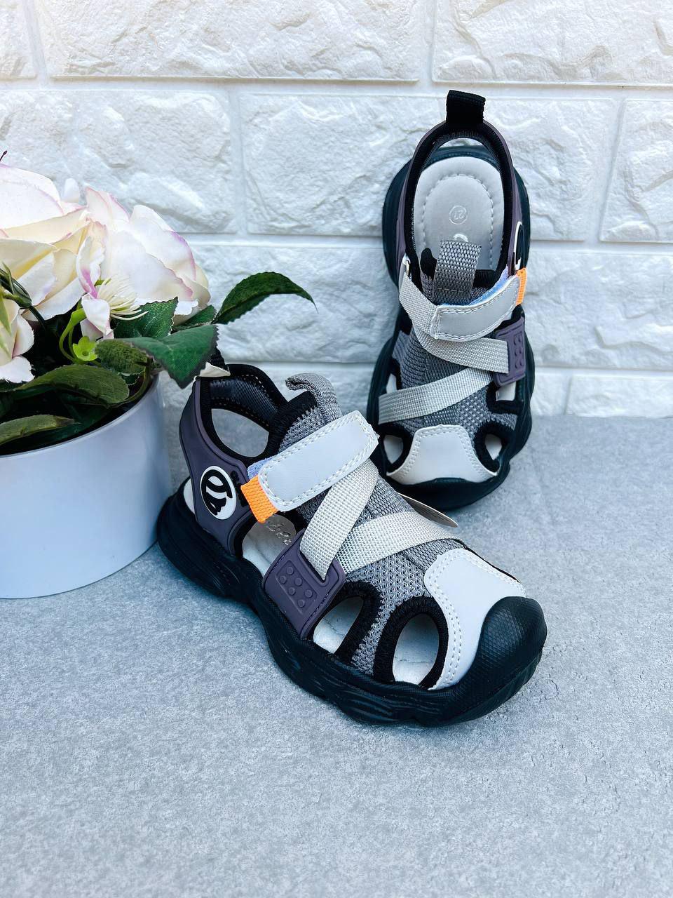 Босоніжки для хлопчика Clibee 1739 р. 31 19,5 см Сірий