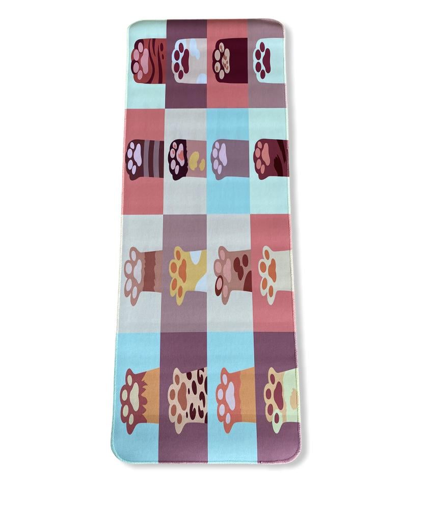 Игровой коврик для мышки Лапки 300х800 мм