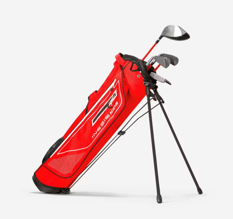 Набор клюшек для гольфа детский Inesis 4 клюшки/чехол от 8-10 лет 1,25-1,4 м для левшей (2584640228) Набор клюшек для гольфа детский Inesis 4 клюшки/чехол от 8-10 лет 1,25-1,4 м для левшей (2584640228)