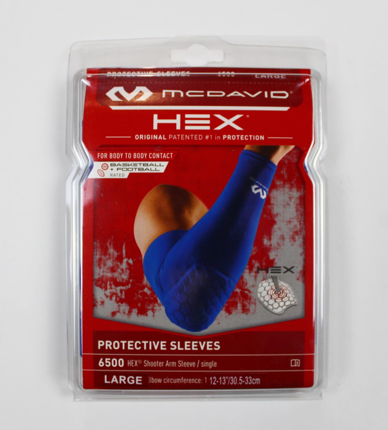 Баскетбольный рукав с защитой McDavid HexPad Power Shooter Arm Sleeve L (10758_91) - фото 2