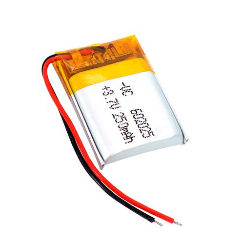 Аккумулятор 602025 Li-pol 3,7В 250мАч для RC моделей GPS/MP3/MP4