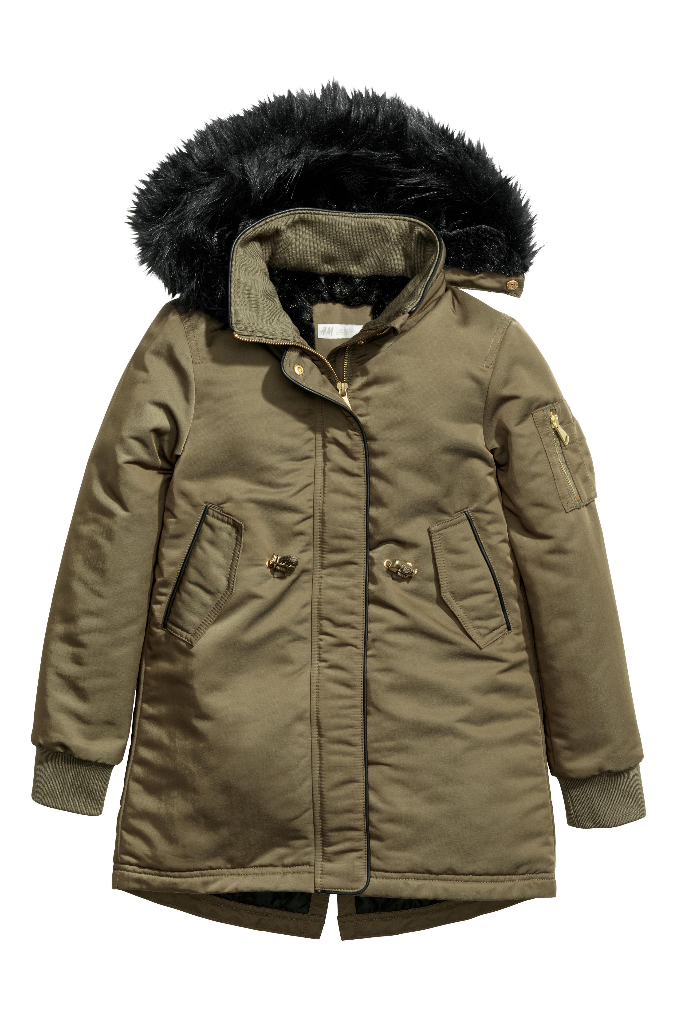 Куртка H&M 152 см Хаки (4992976)