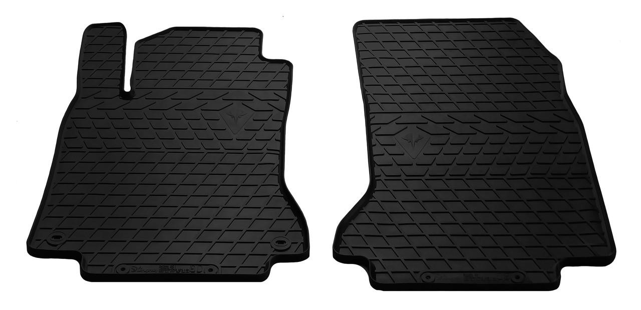 Коврики резиновые Stingray для Mercedes-Benz W176 A 12-/X156 GLA 14-/C117 CLA 13- design 2016 передние 2 шт. (1012232F)