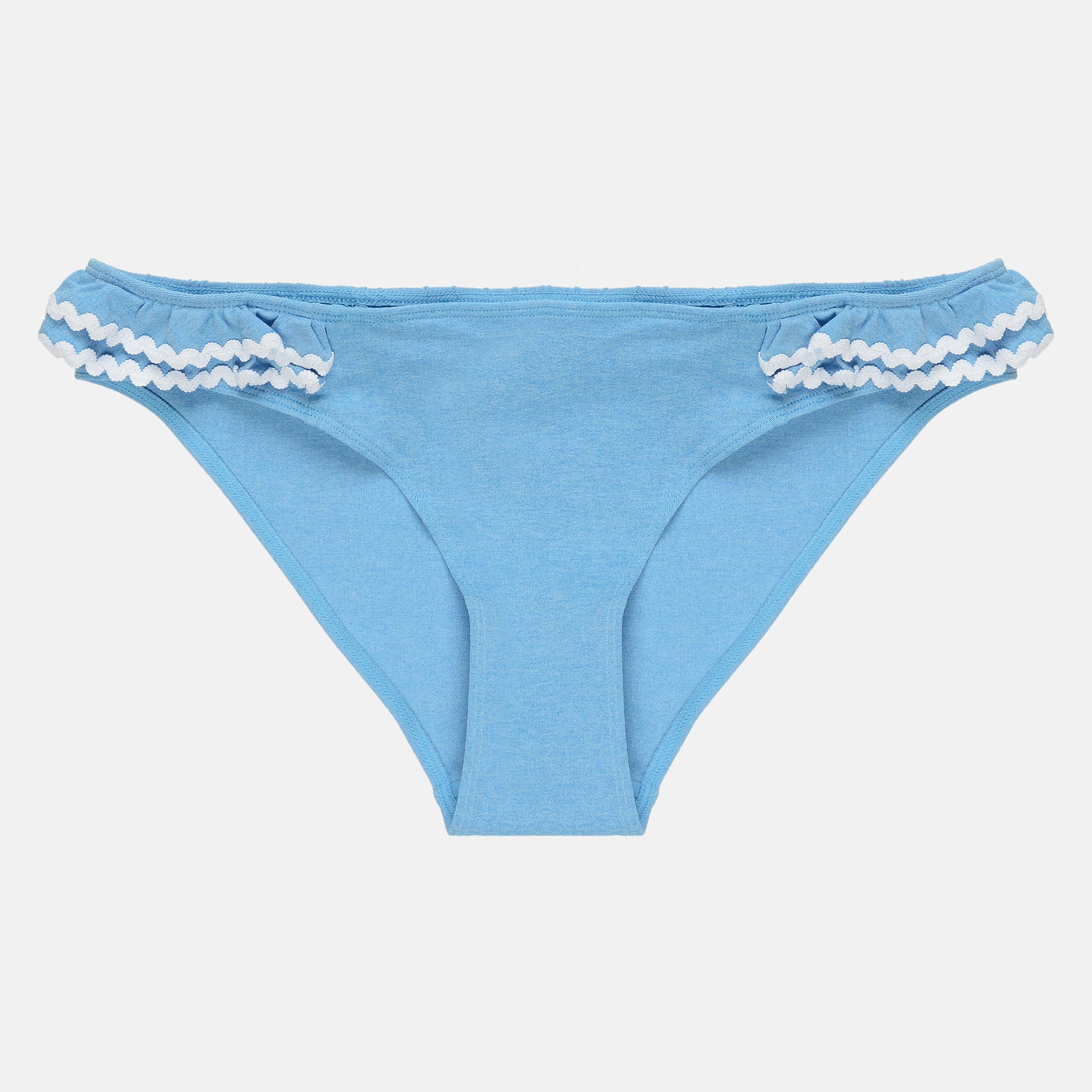 Трусики купальные H&M Меланж р. 38 Голубой (190162723182)