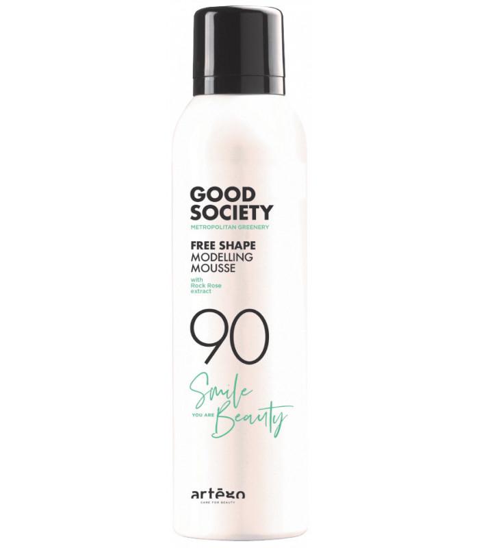 Мусс для объема средней фиксации Artego Good Society 90 Free Shape Modelling Mousse 250 мл (0165932) - фото 1