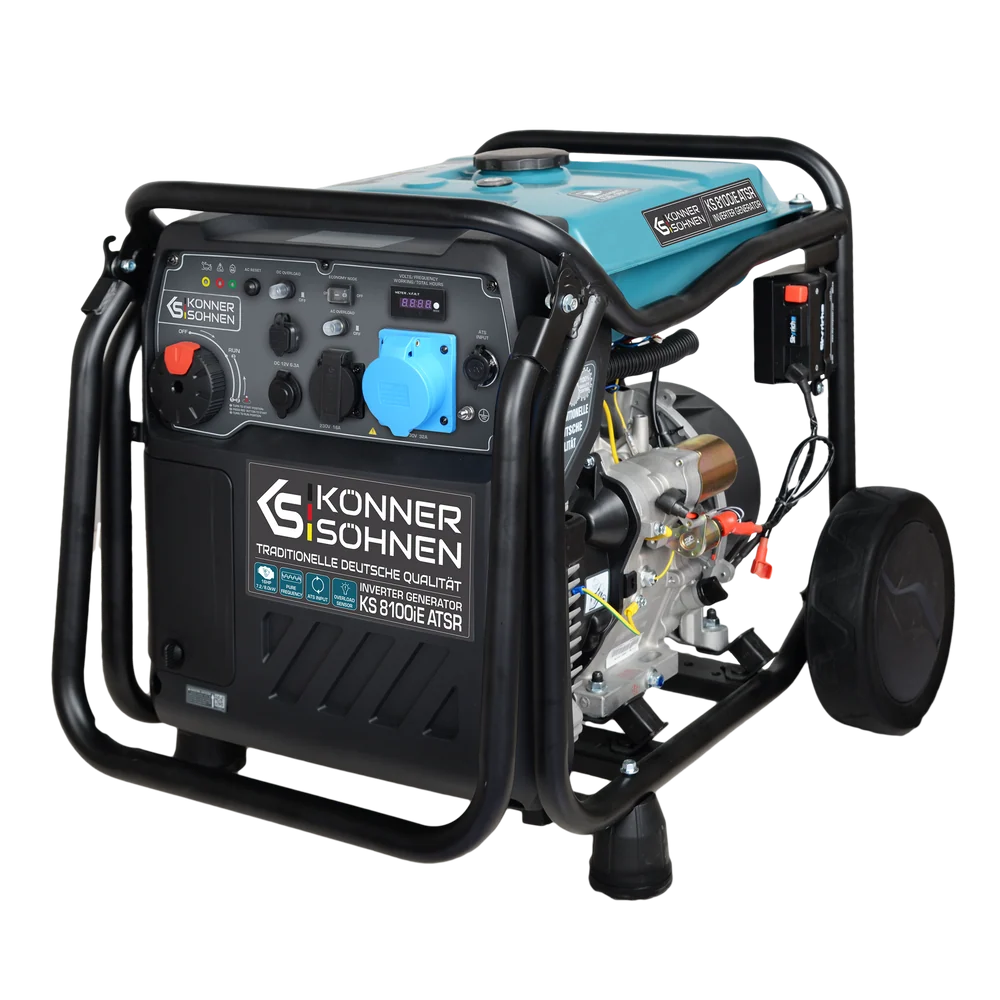 Генератор інверторний Konner&Sohnen KS 8100iE ATSR 8,5 кВт 230V електростарт/підтримка ATS (01008)