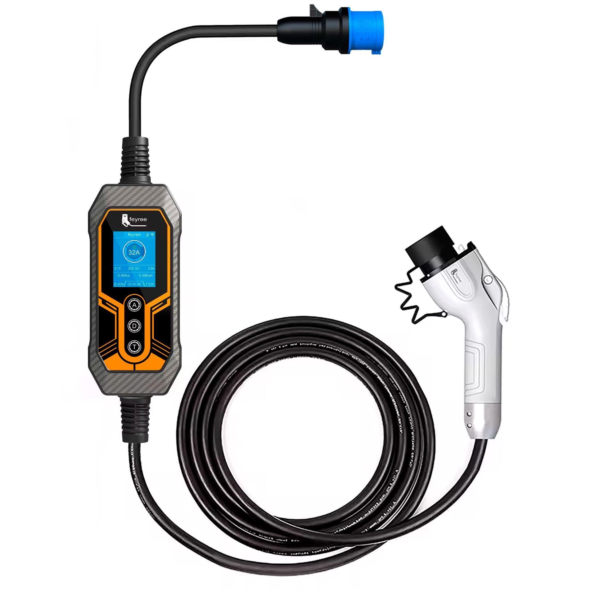 Зарядка для электромобиля Feyree 7 кВт 32A GB/T Lion EV K8 APP Wi Fi (FR-7-32-GB/T-K8-C5)