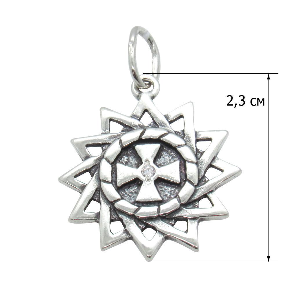 Срібний підвіс з фіанітом Ерцгамма (1129948367) - фото 2 Срібний підвіс з фіанітом Ерцгамма (1129948367) - фото 2