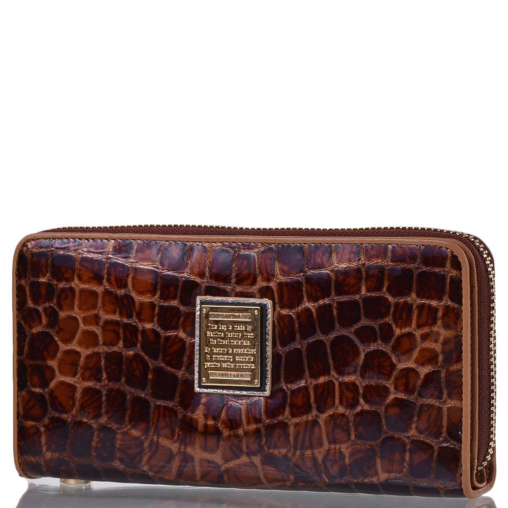 Кошелек женский кожаный WANLIMA 4559 Коричневый