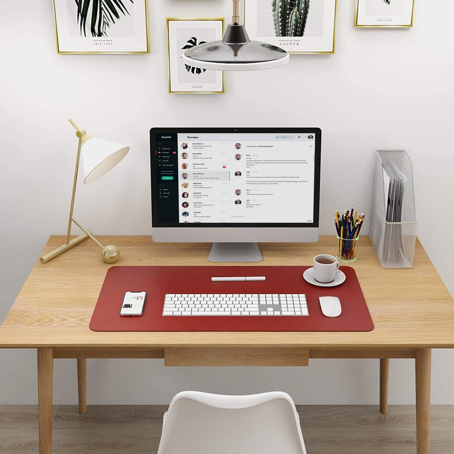 Килимок для мишки Desk Mat Ultra Slim 900x400x1,8 мм Black/Wine Red - фото 8 Килимок для мишки Desk Mat Ultra Slim 900x400x1,8 мм Black/Wine Red - фото 8