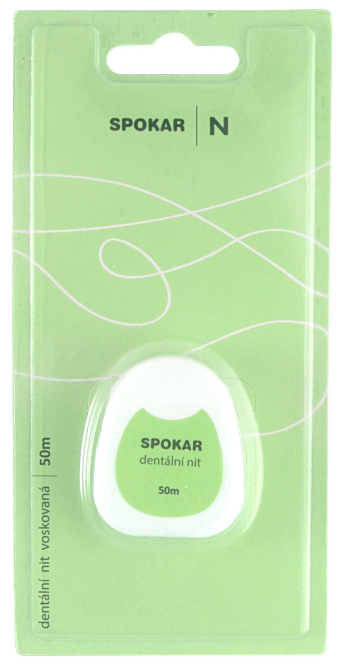 Зубная нить Spokar N вощеная 50 м (4752)