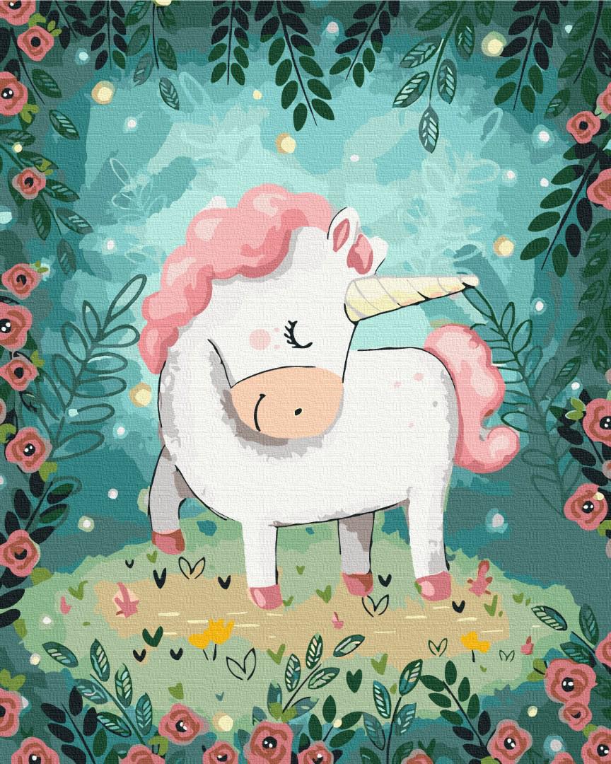 Картина по номерам Brushme Единорог 40x50 см (BS43586)