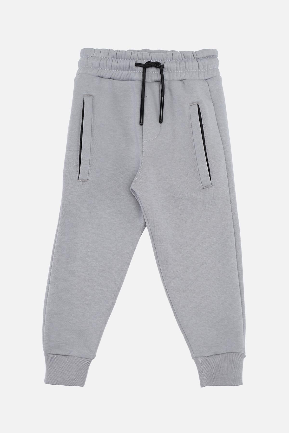 Брюки спортивные для мальчика 104 см Серый (ЦБ-00286456)