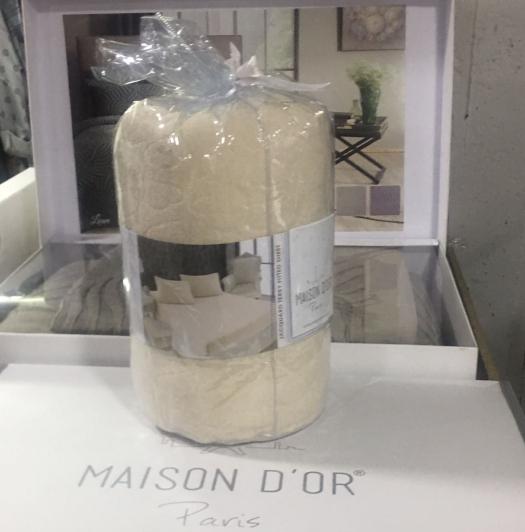 Простынь Maison D'or beige махровая на резинке 180x200 см с наволочками 2 шт. 50x70 см (2000022265599) - фото 1 Простынь Maison D'or beige махровая на резинке 180x200 см с наволочками 2 шт. 50x70 см (2000022265599) - фото 1