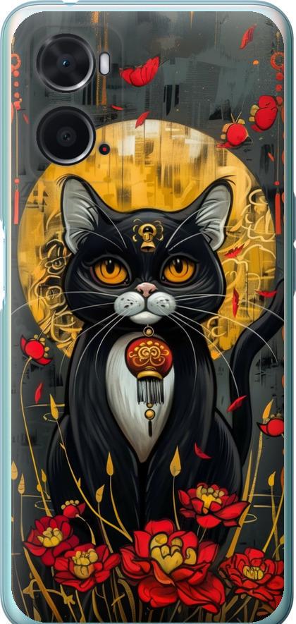 Чехол на Oppo A76 China Cat (6134u-2760-42517) Чехол на Oppo A76 China Cat (6134u-2760-42517)