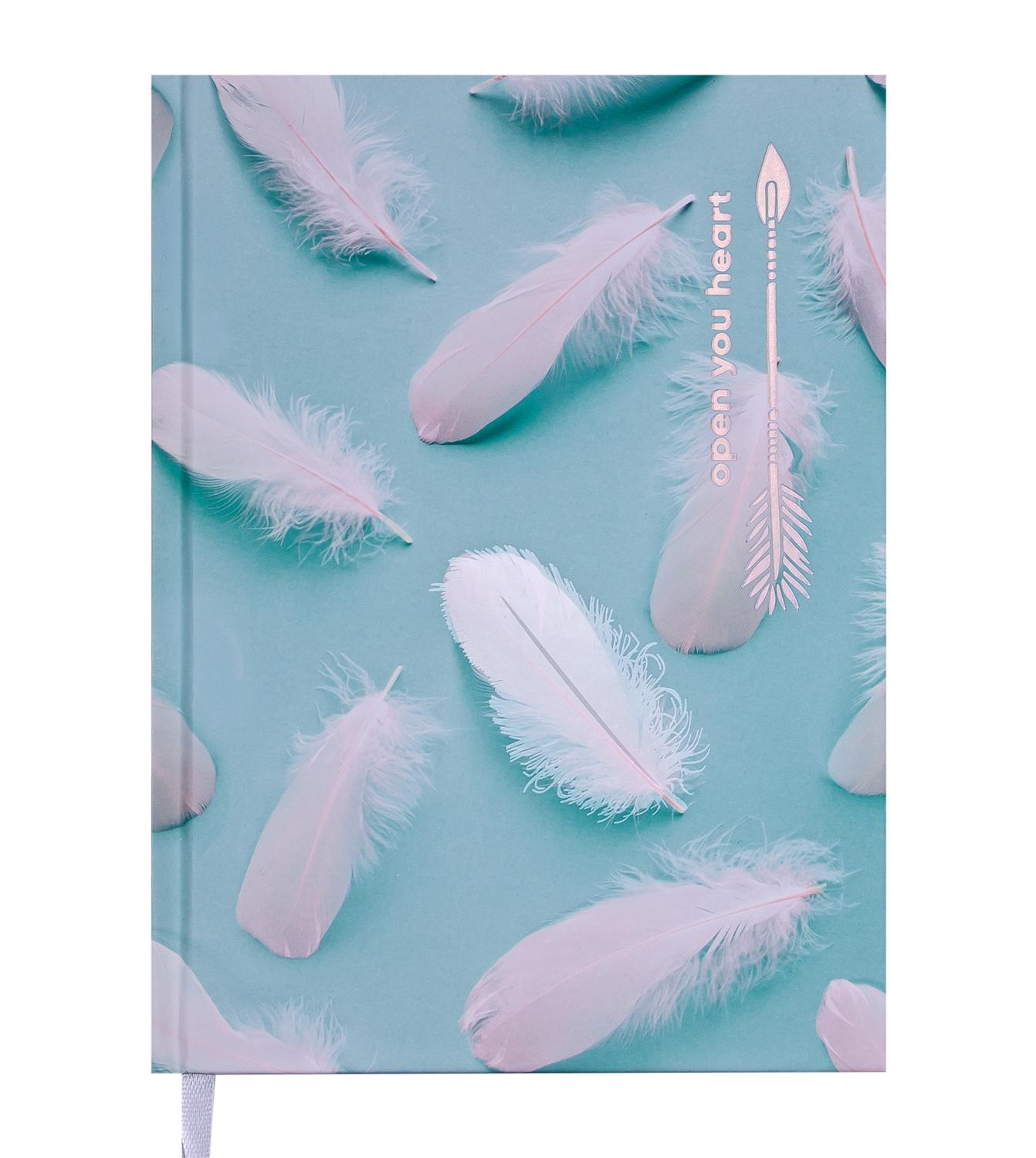 Ежедневник недатированный Buromax Novel A5 288 страниц Бирюзовый (BM.2020-06)