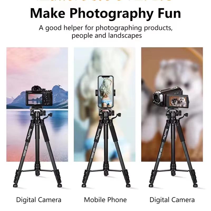 Штатив для фото и видео NeePho NP-8850 алюминиевый 175 см (777658) - фото 10 Штатив для фото и видео NeePho NP-8850 алюминиевый 175 см (777658) - фото 10