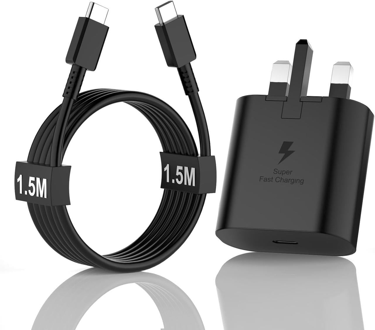 Зарядний пристрій BERLS надшвидкий 25 Вт та кабель Type C