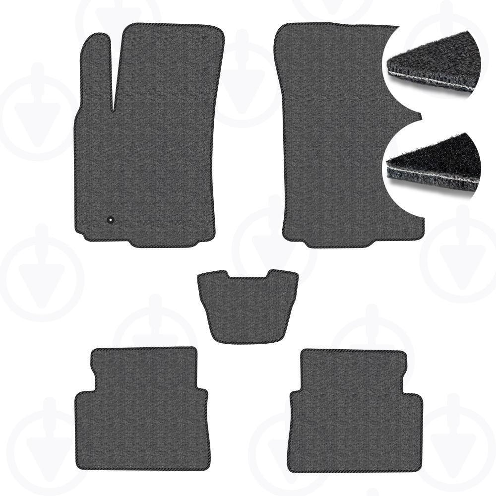 Комплект килимків в салон Star-Tex для Chevrolet Lacetti 2003-2016 р. текстиль/VAG Графіт/Чорний (10416-65-55-57)