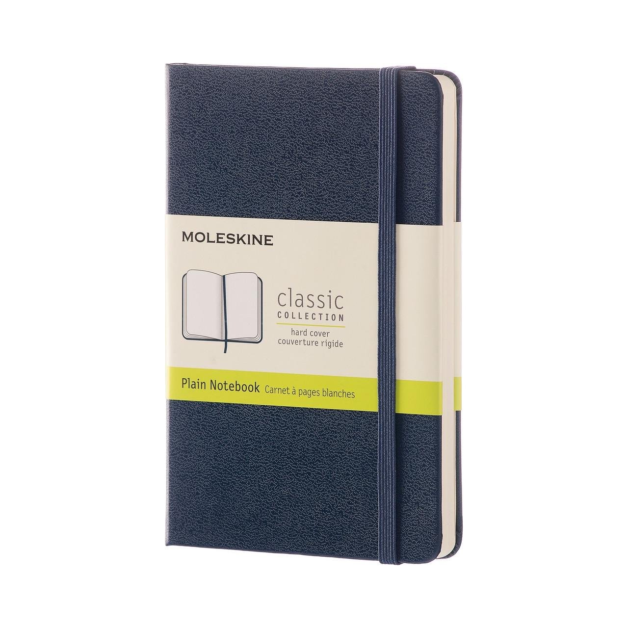 Блокнот Moleskine Classic сапфир карманный 192 страницы нелинованный 9х14 см (8051272893649)