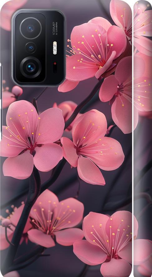 Чехол на Xiaomi 11T Pro Пурпурная сакура (6075m-2552-42517)