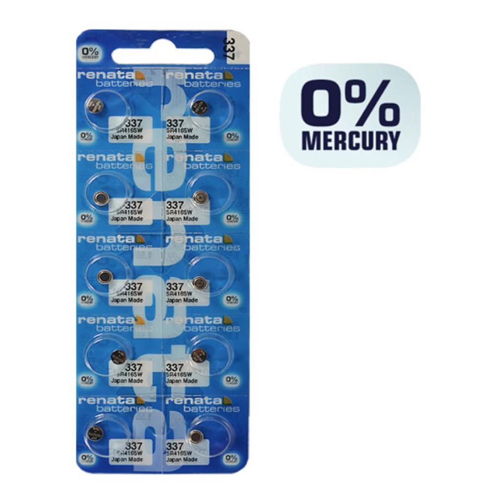 Батарейка годинникова Renata 1 шт. R337 Silver Oxide (SR416SW) - фото 2 Батарейка годинникова Renata 1 шт. R337 Silver Oxide (SR416SW) - фото 2