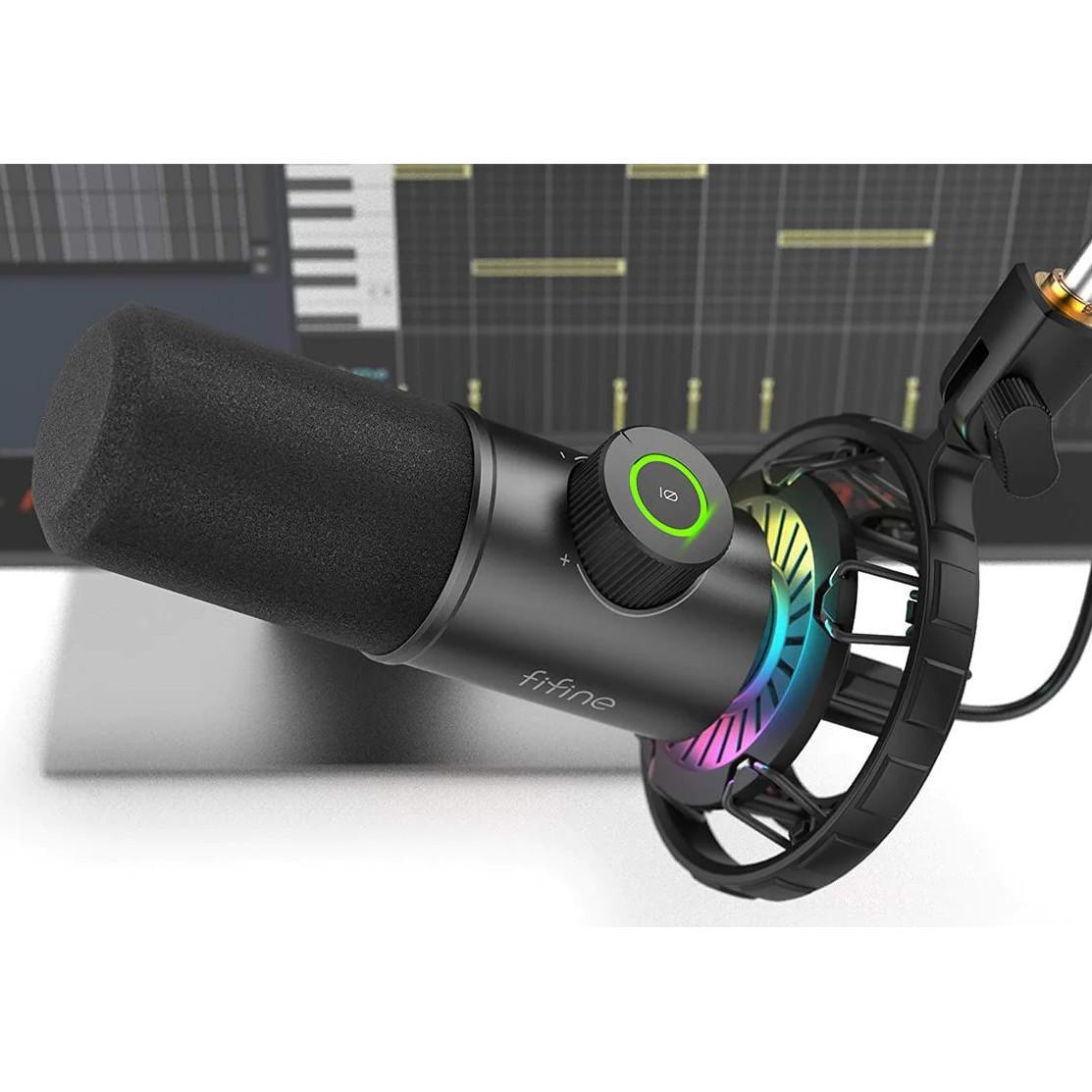 Мікрофон студійний динамічний FIFINE K658 USB (2063273351) - фото 3 Мікрофон студійний динамічний FIFINE K658 USB (2063273351) - фото 3