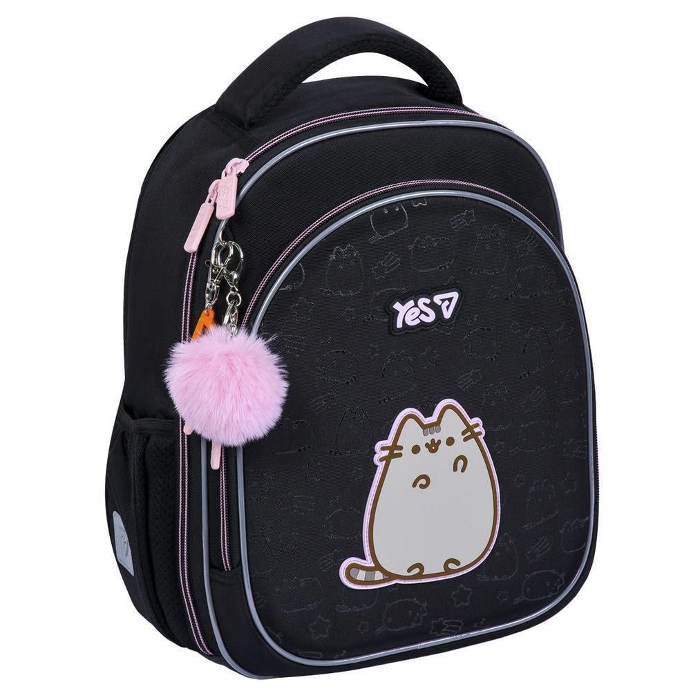Рюкзак школьный YES Pusheen 37x27x13 см 13 л Черный (550233)