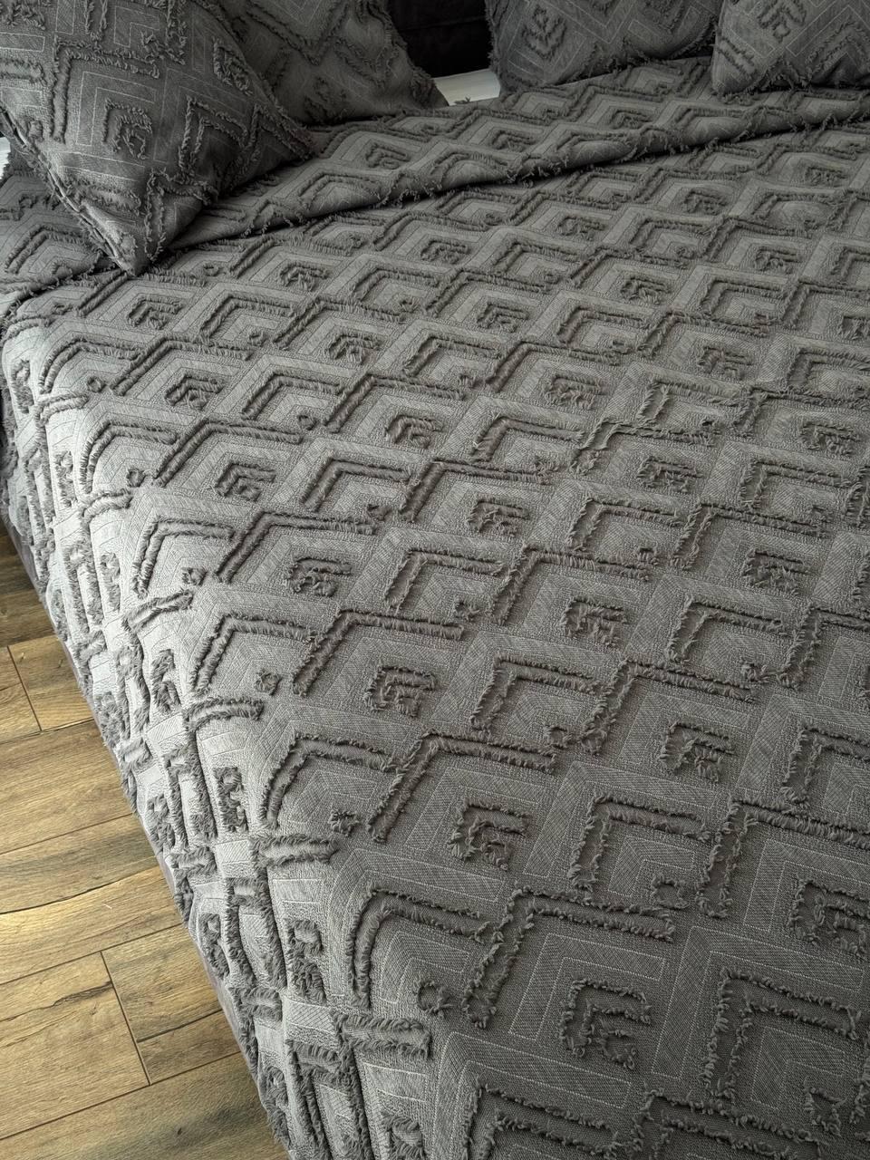 Покривало Бйорк 240x250 см Графітовий (23743-10-240x250cm) - фото 9