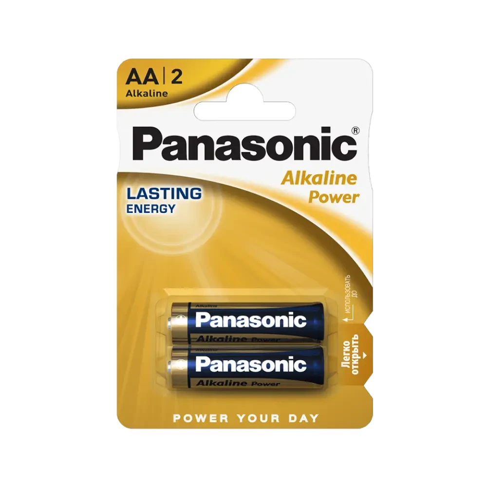 Батарейка Panasonic Alkaline Power LR06 АА 1x2 шт. блистер Bronze