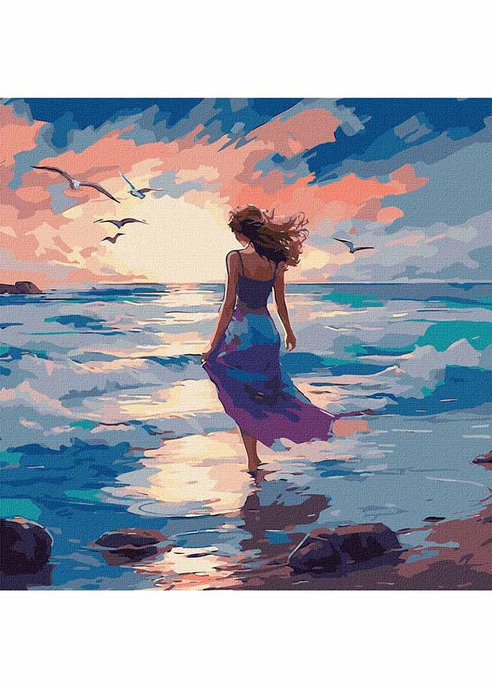 Картина по номерах Ideyka Прекрасна стихія 40х40 см (KHO8418)