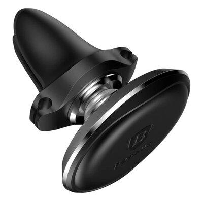 Автотримач для телефону BASEUS Magnetic Air Vent with cable clip Black (Т-138) - фото 5