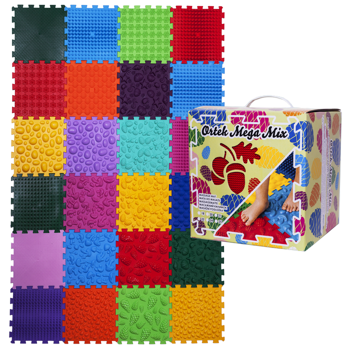 Коврик ортопедический массажный Мега Микс 24 эл. (11273)