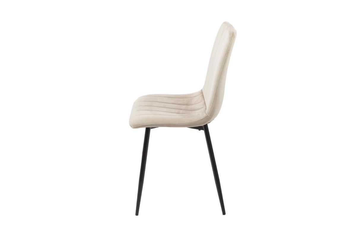 Стул кухонный Intarsio ETHAN 915х390х430 мм (мягкий для кухни/гостиной/офиса) Металл/Ткань Велюр цвет Черный/Темный беж (ETHAN40)