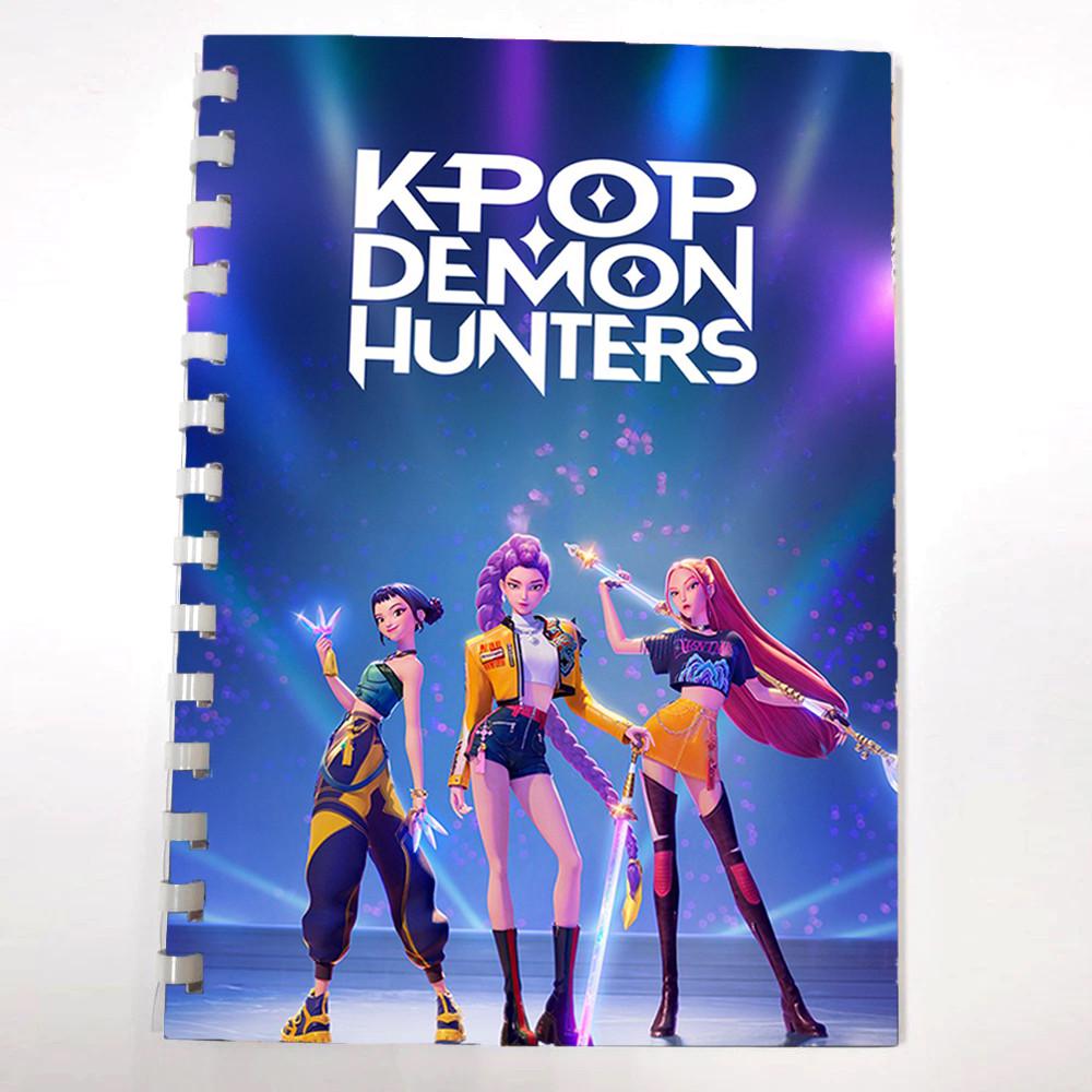 Блокнот Скетчбук Кейпоп-охотницы на демонов KPop Demon Hunters (sk0256)