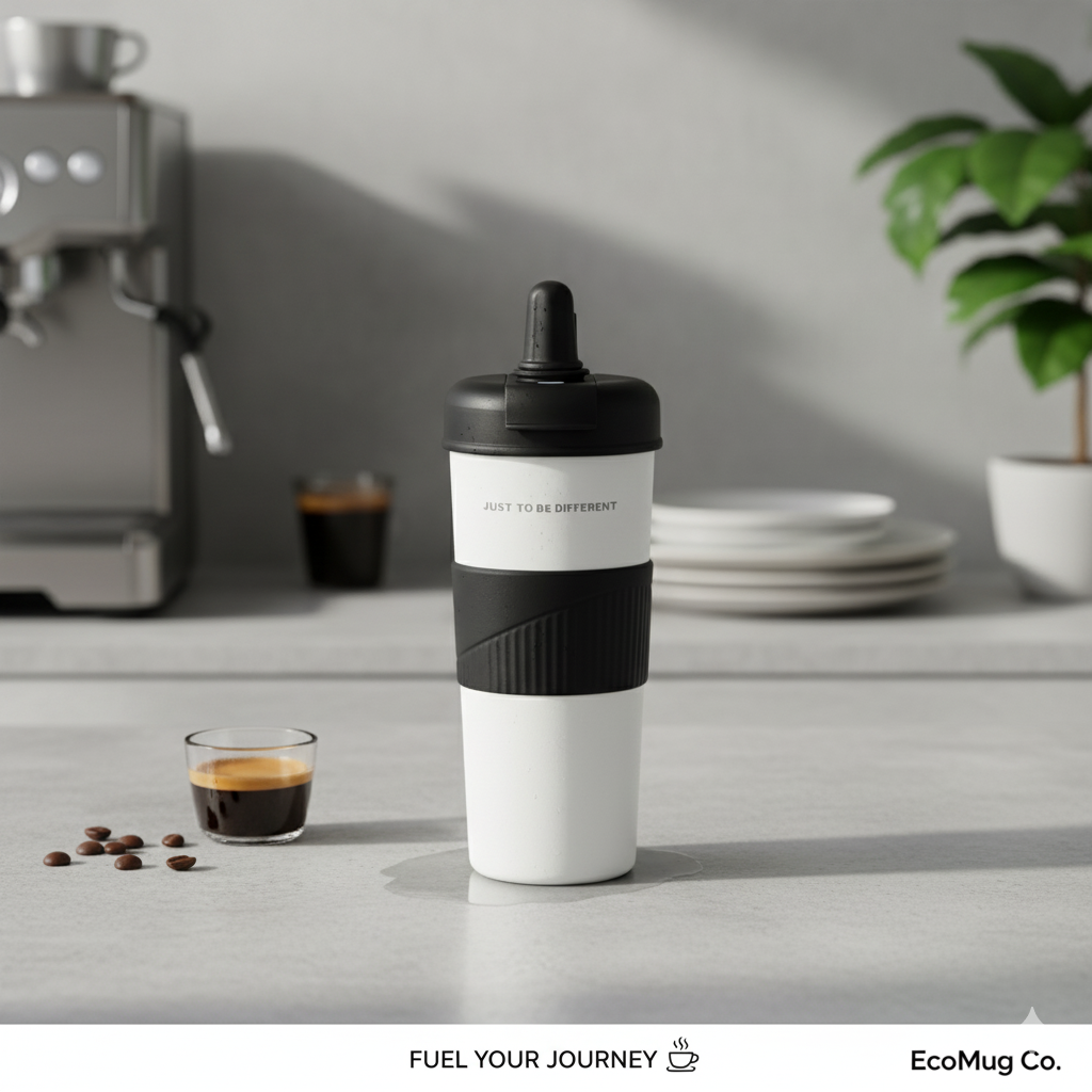 Термокухоль JUST TO BE DIFFERENT з соломинкою та чайним інфузором антиковзна без BPA 650 мл Чорно-білий (2803287782) - фото 8 Термокухоль JUST TO BE DIFFERENT з соломинкою та чайним інфузором антиковзна без BPA 650 мл Чорно-білий (2803287782) - фото 8