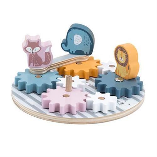 Игровой набор Viga Toys PolarB Шестеренки со зверятами (18223)