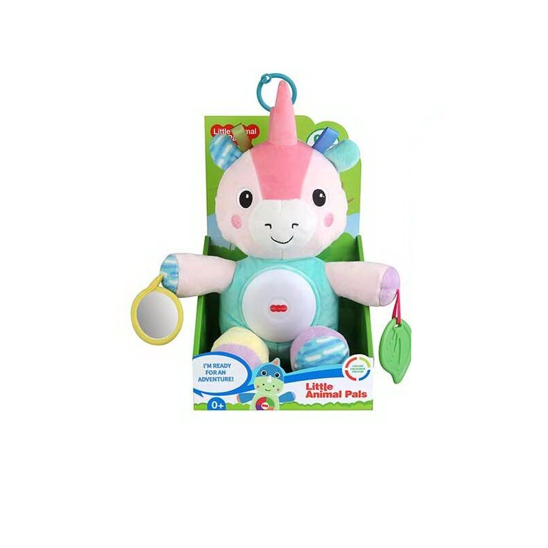 Ночник 1954-2 24 Единорог подсветка/мелодии/зеркальце/прорезыватель (159541)